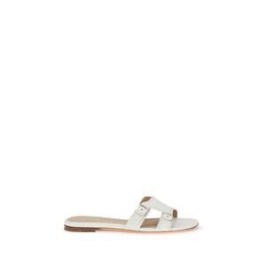 Santoni Women Low Leather Sandals